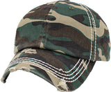 Washed Vintage Ballcap: BLK
