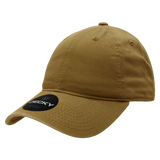 Decky 205 - Classic Low Profile, Relaxed Cotton Dad Hat: Black