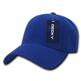 Low Crown Structured Baseball Cap - Decky 206: Charcoal