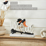 Wicked Wooden Halloween Decor Tabletop Sign, 11.5"