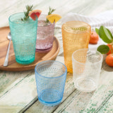Santa Fe Orange Acrylic Ice Tea Glass 22 oz.