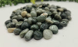 Green Hair Jasper Tumbled Gemstones 10-20mm (0.5kg/1.1 lbs.): 1KG/2.2LBS