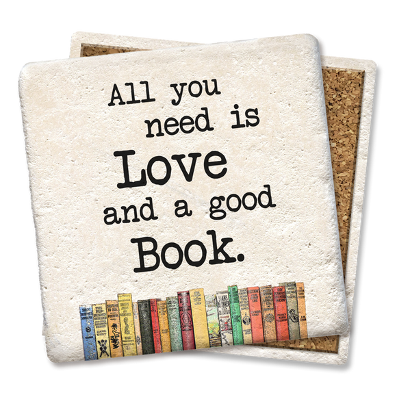 Love & A Book Coaster