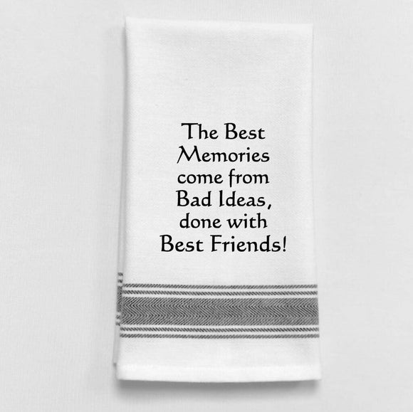T.Towel - Best Memories Bad Ideas T-148