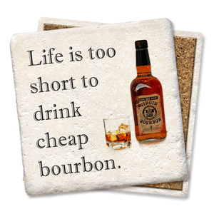 Cheap Bourbon Coaster