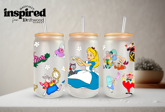 Alice & Friends 16oz Can Cup