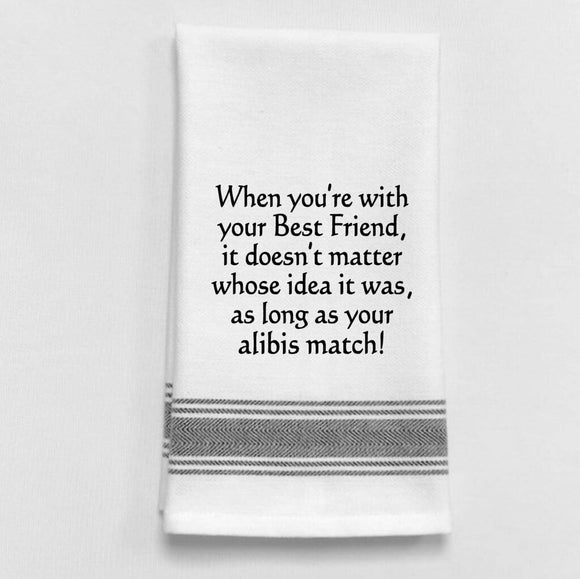 T.Towel - When With Best Friend/Alibis Match W-154