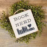 Book Nerd Sign