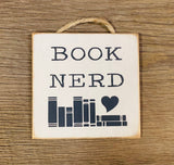 Book Nerd Sign