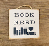 Book Nerd Sign