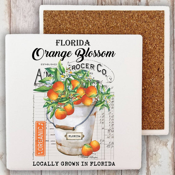 Florida Orange Blossom Coaster