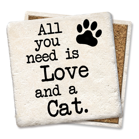 All You Need Is Love And A Cat Coaster