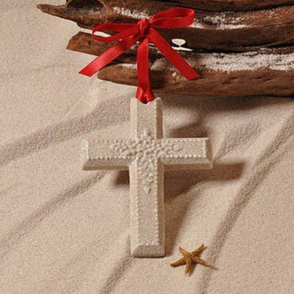 Cross Sand Ornament