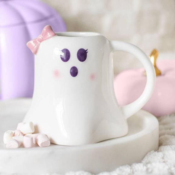 Mrs. Boo Mug With Hair Bow