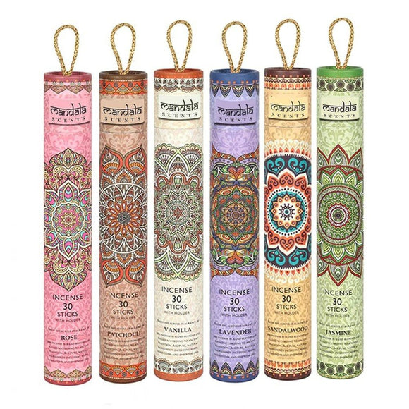 Mandala Incense Sticks With Holder