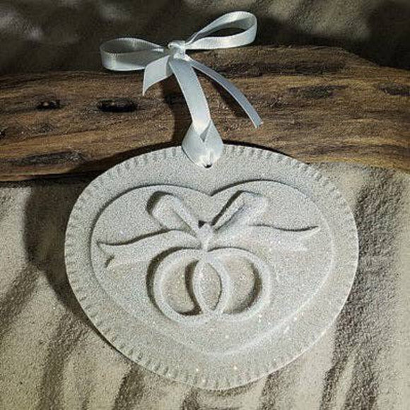 Wedding Rings Sand Ornament