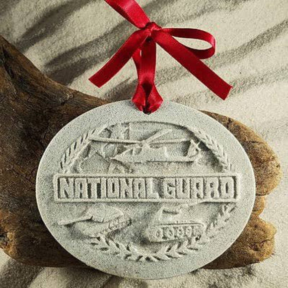 National Guard Sand Ornament