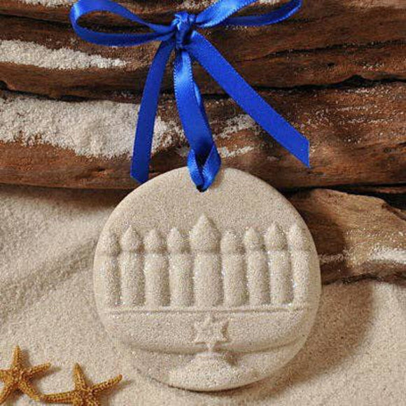 Menorah Sand Ornament