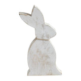 Large Upright Bunny Silhouette w/ Twine