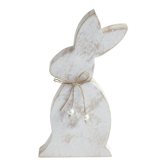 Large Upright Bunny Silhouette w/ Twine