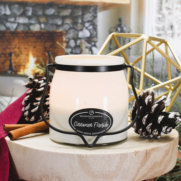Butter Jar 16 oz: Cinnamon Fireside