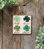Lucky, Blessed, Loved St. Patty Sign