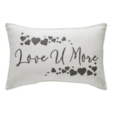 Love You More Pillow 9.5X14