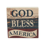 God Bless America Hanging Sign
