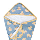 Premium Baby Knit Hooded Towel - Ducky