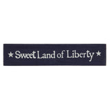 Sweet Land Of Liberty Sign - Blue