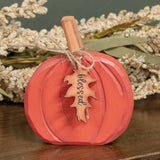 Wooden Pumpkin Blessed - 4.25in
