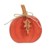 Wooden Pumpkin Blessed - 4.25in