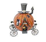 Metal Halloween Pumpkin Carriage