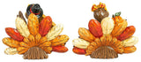 Fall Foliage Turkey 5" sitter
