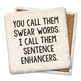 You Call Them Swear Words Coasters: Limestone