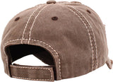 Washed Vintage Ballcap: BLK