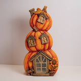 Pumpkin House with LED Lights