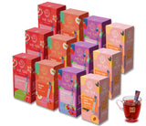 12-Pack Fruit Tea Bundle Mesh Stick (4 flavors)