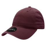 Decky 205 - Classic Low Profile, Relaxed Cotton Dad Hat: Black