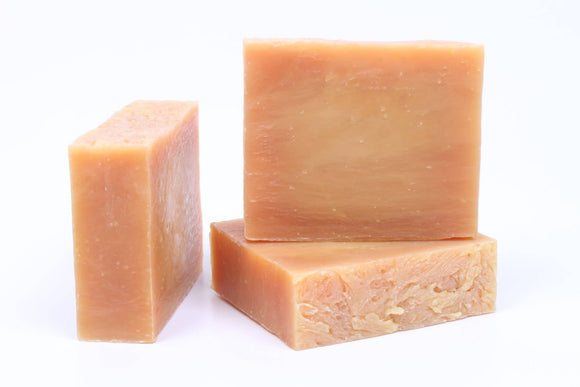 Orange Lemongrass Soap: Cut into 10-4.5 oz- 1