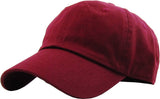 Blank Low Profile Cotton Baseball Cap: Ivory