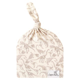 Top Knot Hat - Jurassic Park Fossils: 0-4 Months
