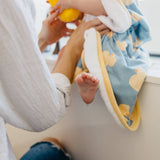 Premium Baby Knit Hooded Towel - Ducky