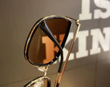 Simple Round Sunglasses: Gray
