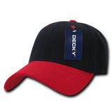 Low Crown Structured Baseball Cap - Decky 206: Charcoal