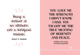Mom in a Million: The Perfect Gift to Give to Your Mom: Hardcover