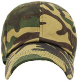 Blank Low Profile Cotton Baseball Cap: Ivory
