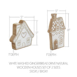 Wooden Gingerbread House Sm
