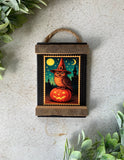 Pumpkin Sign, Owl Sign, Halloween Sign, Halloween Decor