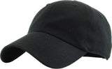 Blank Low Profile Cotton Baseball Cap: Ivory